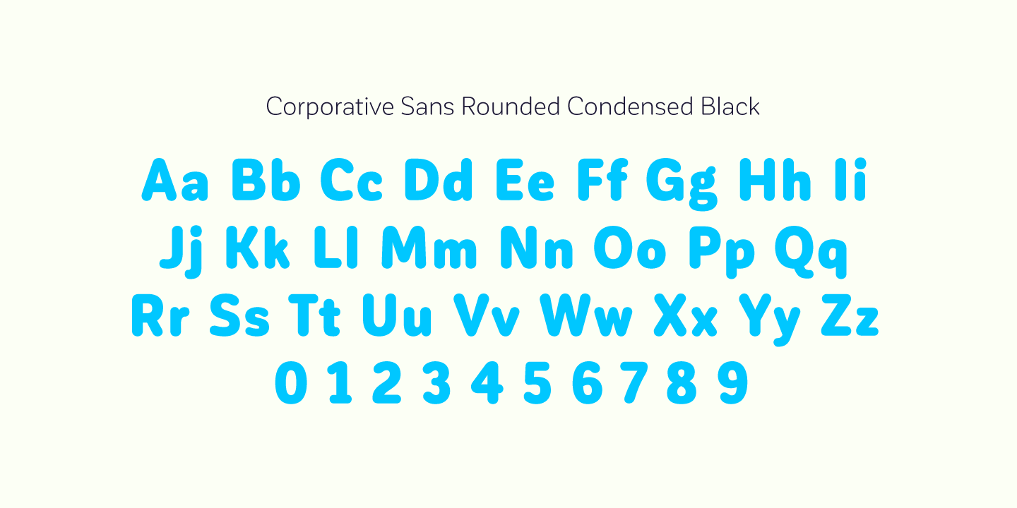 Corporative Sans Rounded Condensed